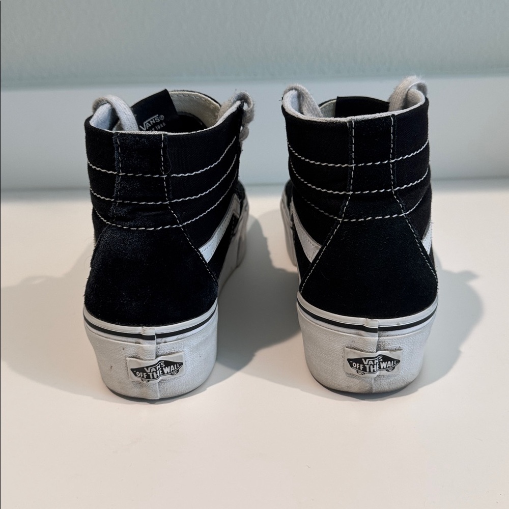 Vans Sk8-Hi Tapered Platform Shoe Wm 9.5/Mn 8 - Picture 4 of 10